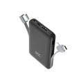 NCC BP03 5000mah Mini Compact Power Bank with Lightning Cable & USB-C Cable