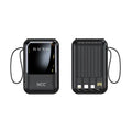 NCC BP13 10000mah 10W Power Bank with Built-in Charging Cable